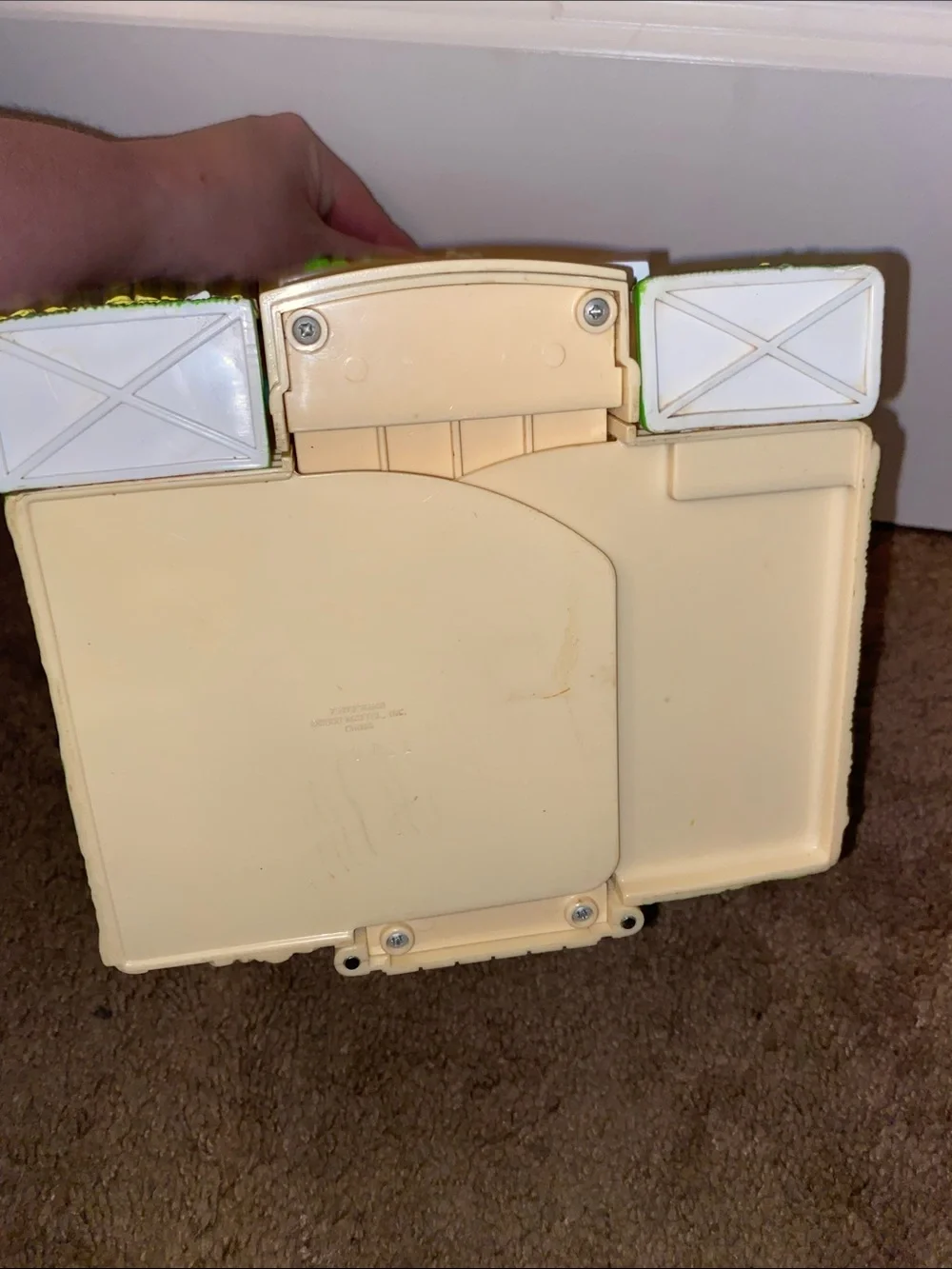 Vintage Fisher Price Loving Family Fold Out Doll House Portable Playset